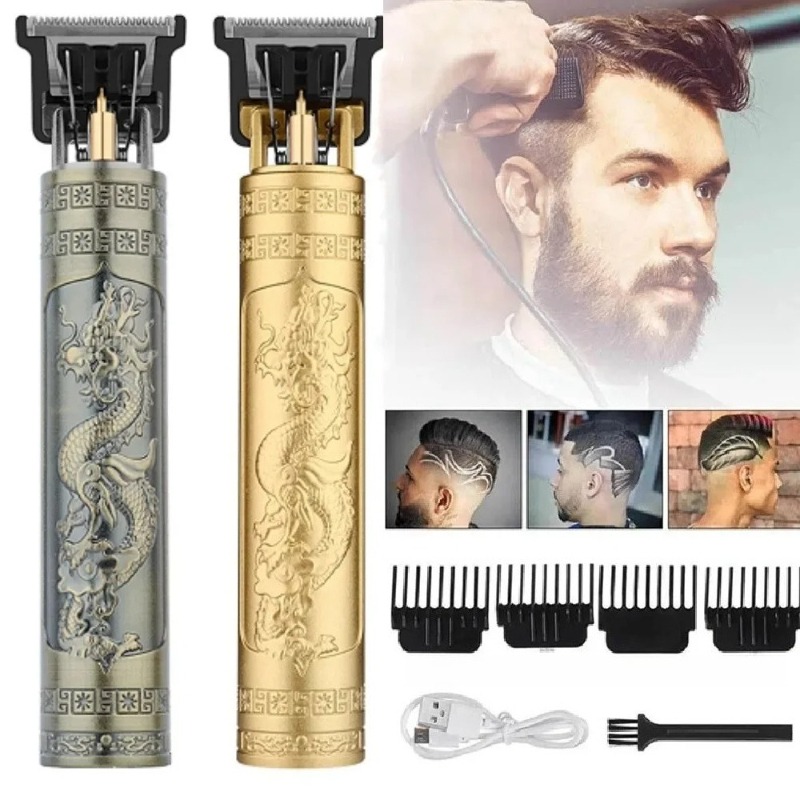 Men'S Grooming Guide - T9 Elektrische Baardtrimmer Draadloze Haarkapper voor