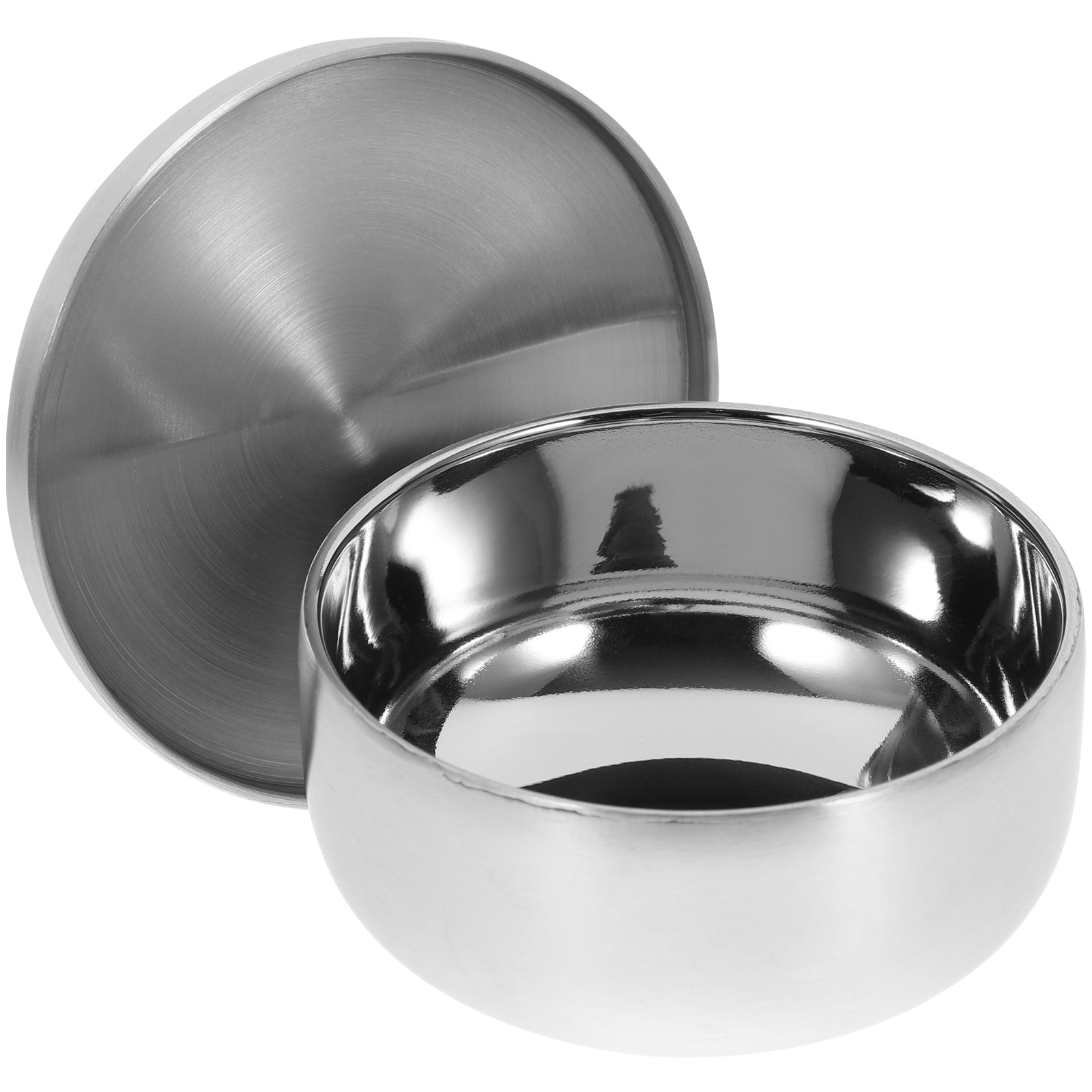 Shaving Bowl Soap - Praktische roestvrijstalen scheerkom voor heren met