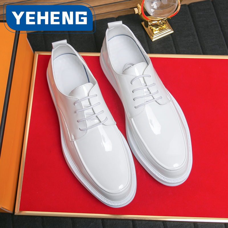 Men'S Grooming Oxford - Witte Klassieke Kantoor Mannen Schoenen Bruiloft