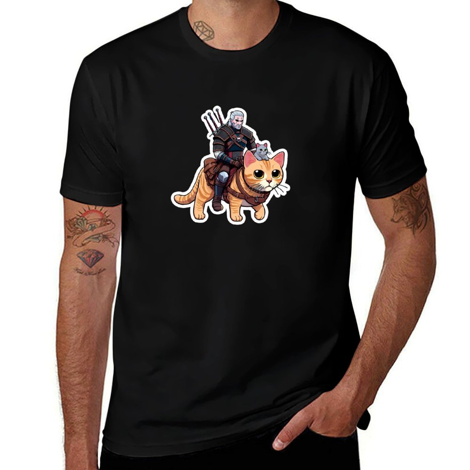 Men'S Grooming Guide - Geralt's Guide to Cat Grooming T-shirt