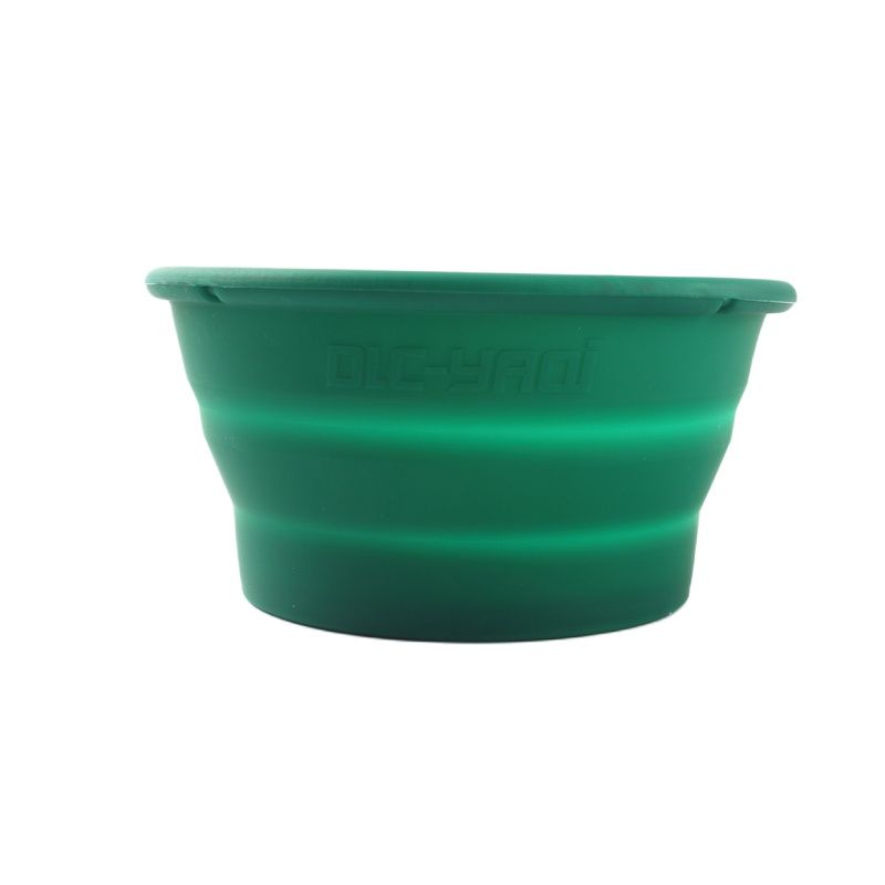Shaving Bowl Soap - Yaqi Groene Kleur Opvouwbare Siliconen Scheerbak