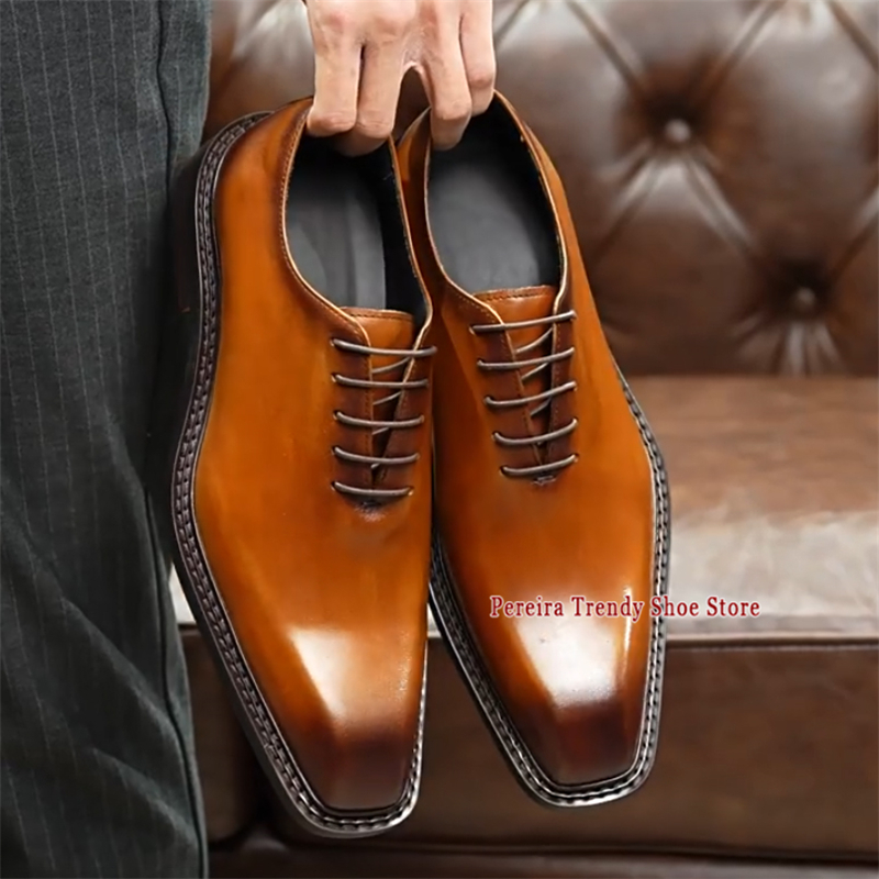 Zakelijke herenschoenen met vi - Men'S Grooming Oxford recensie en prijs
