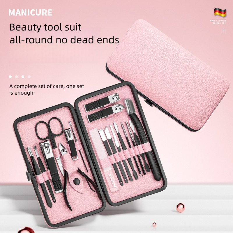 18-delige manicure- en pedicur - Mens Grooming Kit Gift Set recensie en prijs