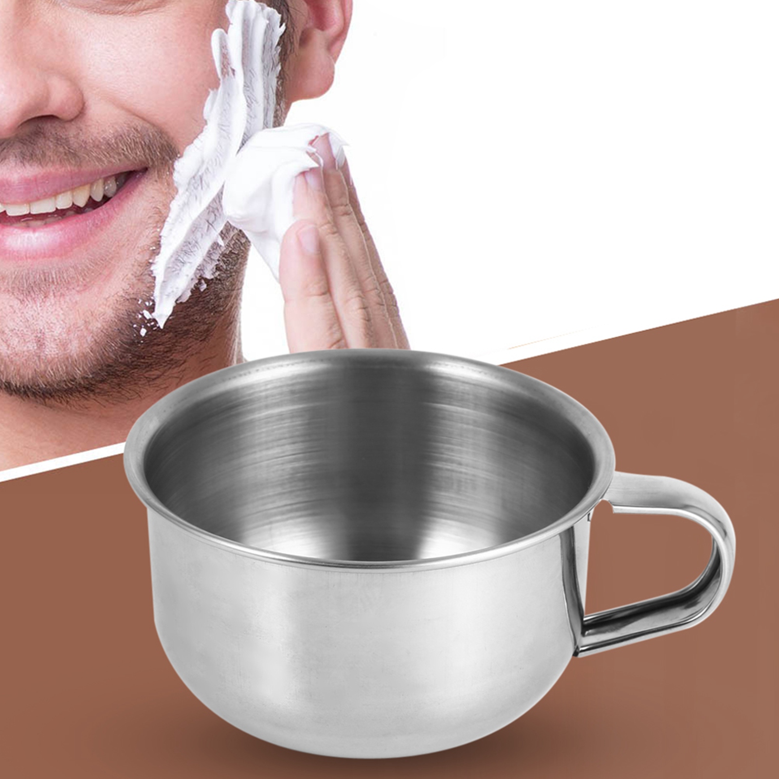 Nieuwe roestvrijstalen metalen - Shaving Bowl Soap recensie en prijs