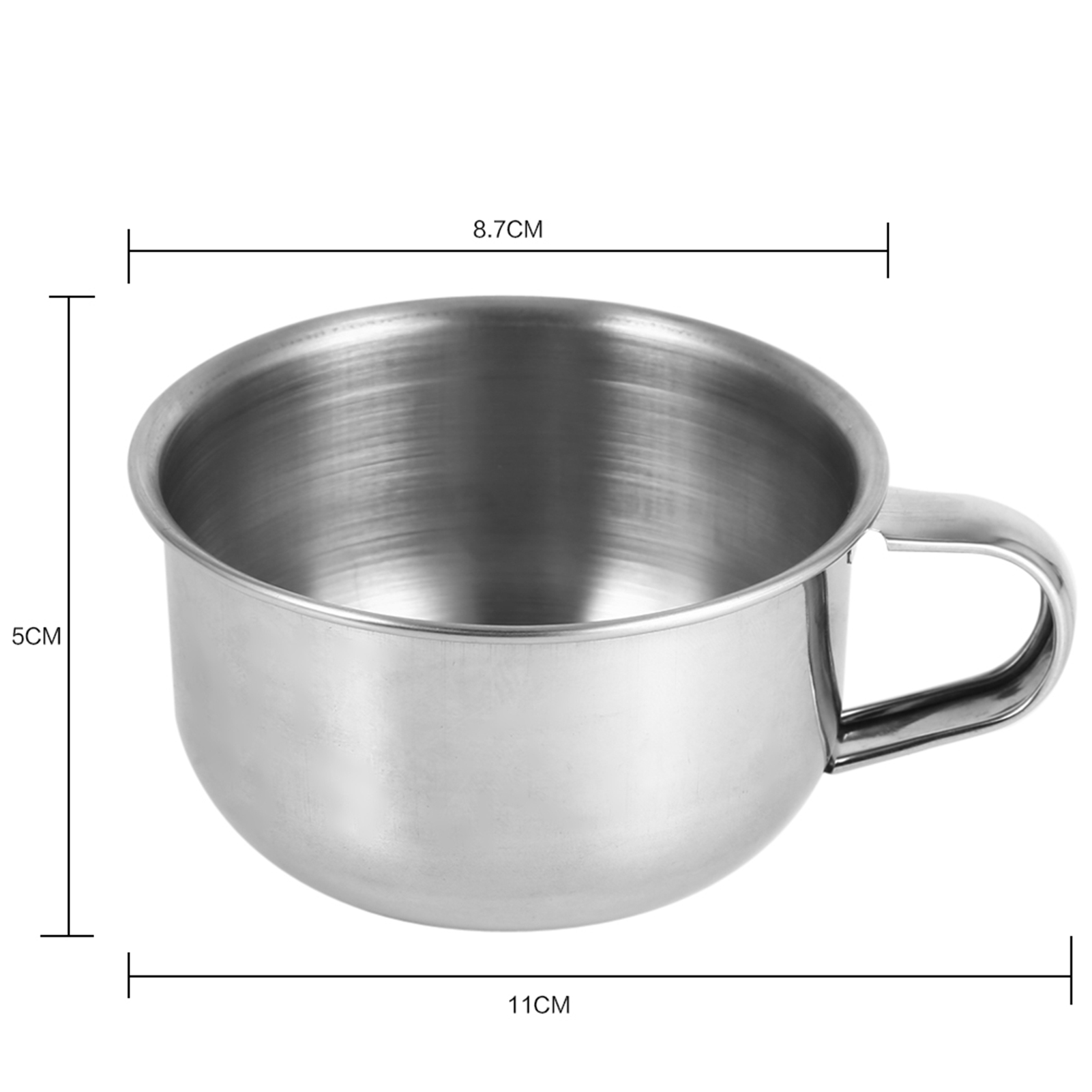 Nieuwe roestvrijstalen metalen - Shaving Bowl Soap recensie en prijs