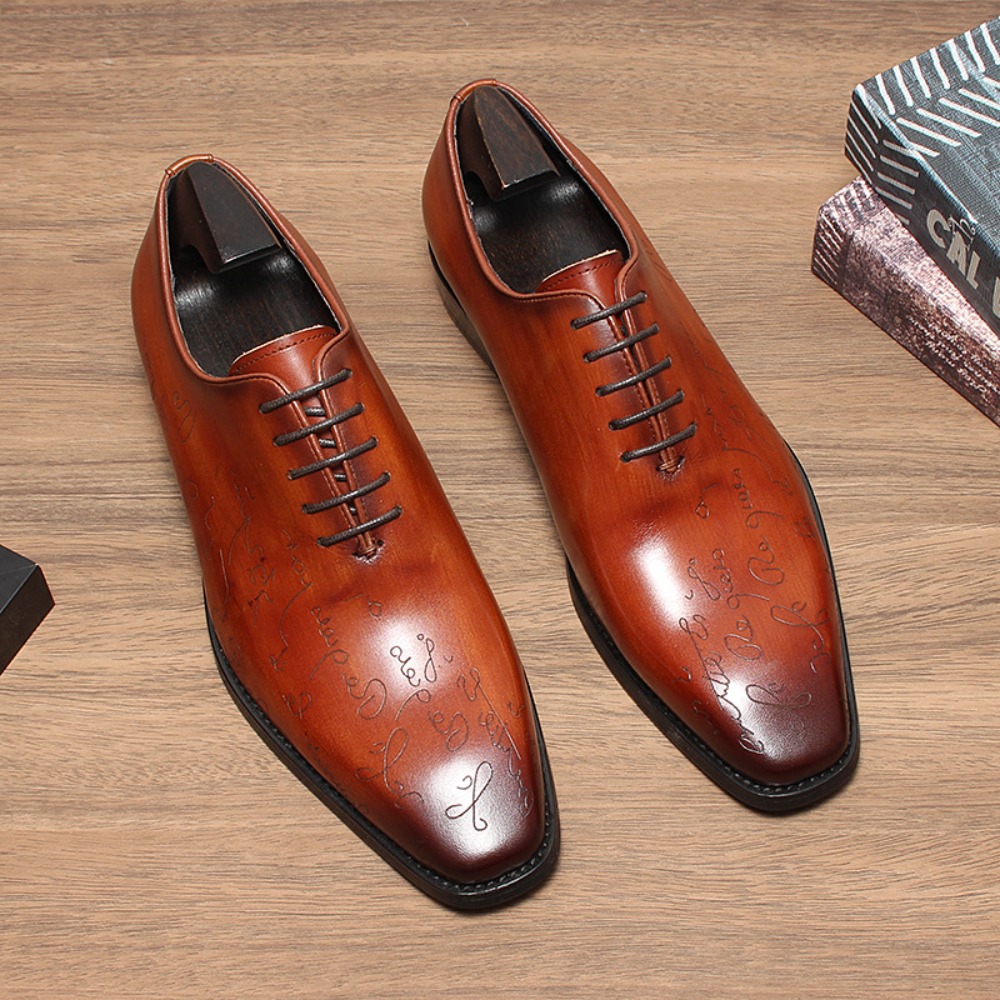 Herenkantoorschoenen met bloem - Men'S Grooming Oxford recensie en prijs