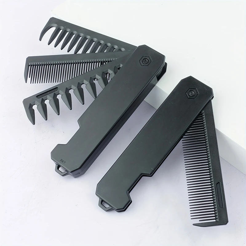 3-in-1 opvouwbare baardkam voo - Mens Grooming Box recensie en prijs