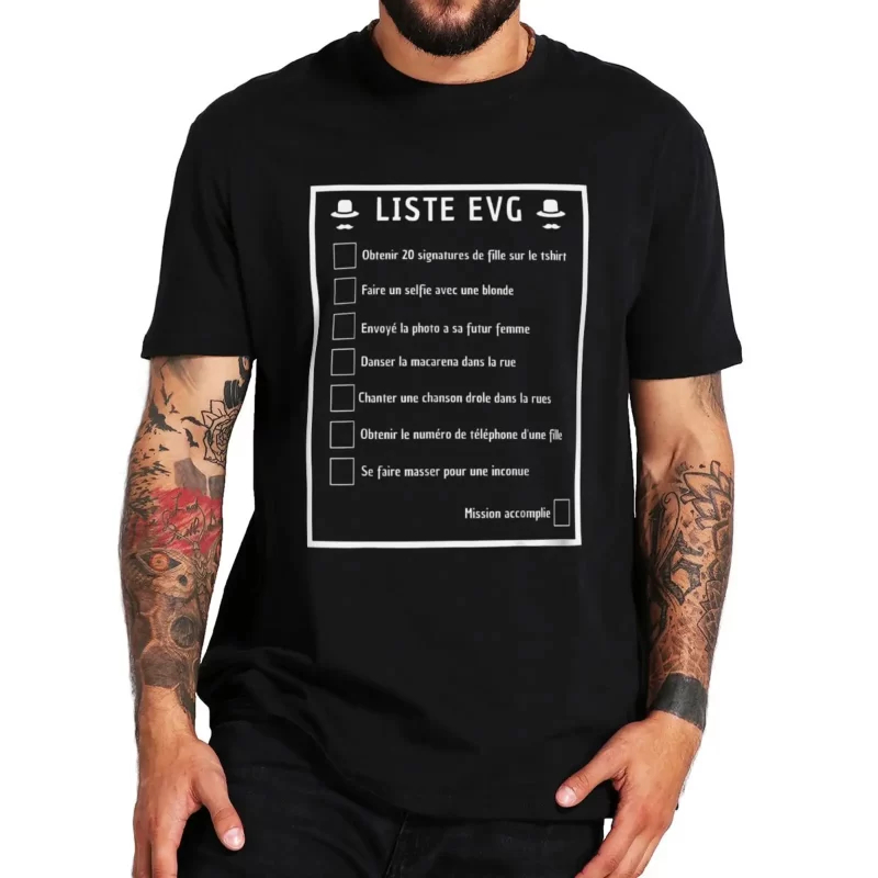 Liste EVG Bachelor Party T-shi - Men'S Grooming List recensie en prijs