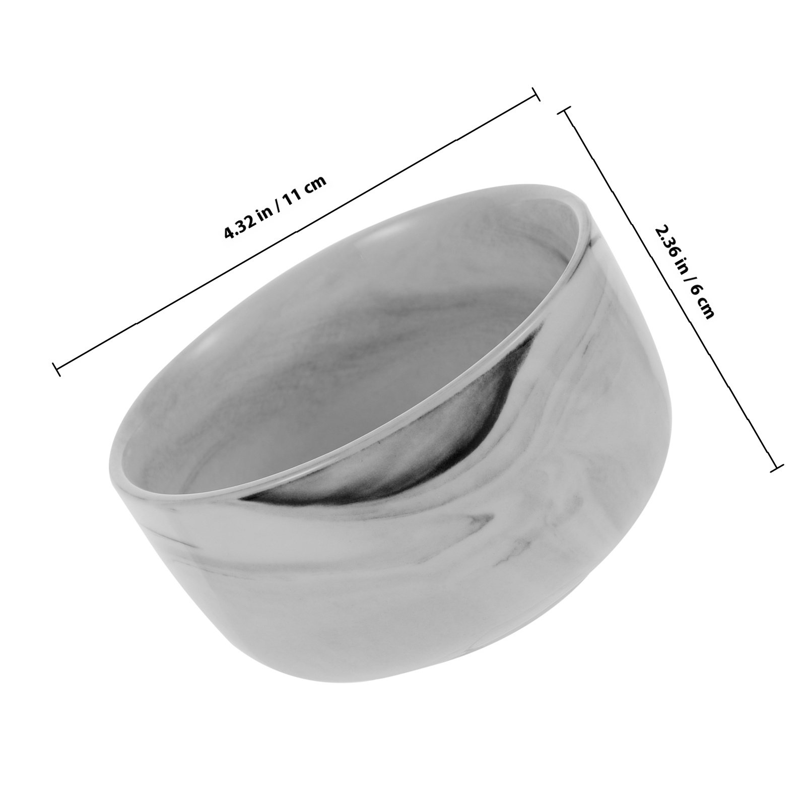 Scheerschaal met marmerpatroon - Shaving Bowl Soap recensie en prijs