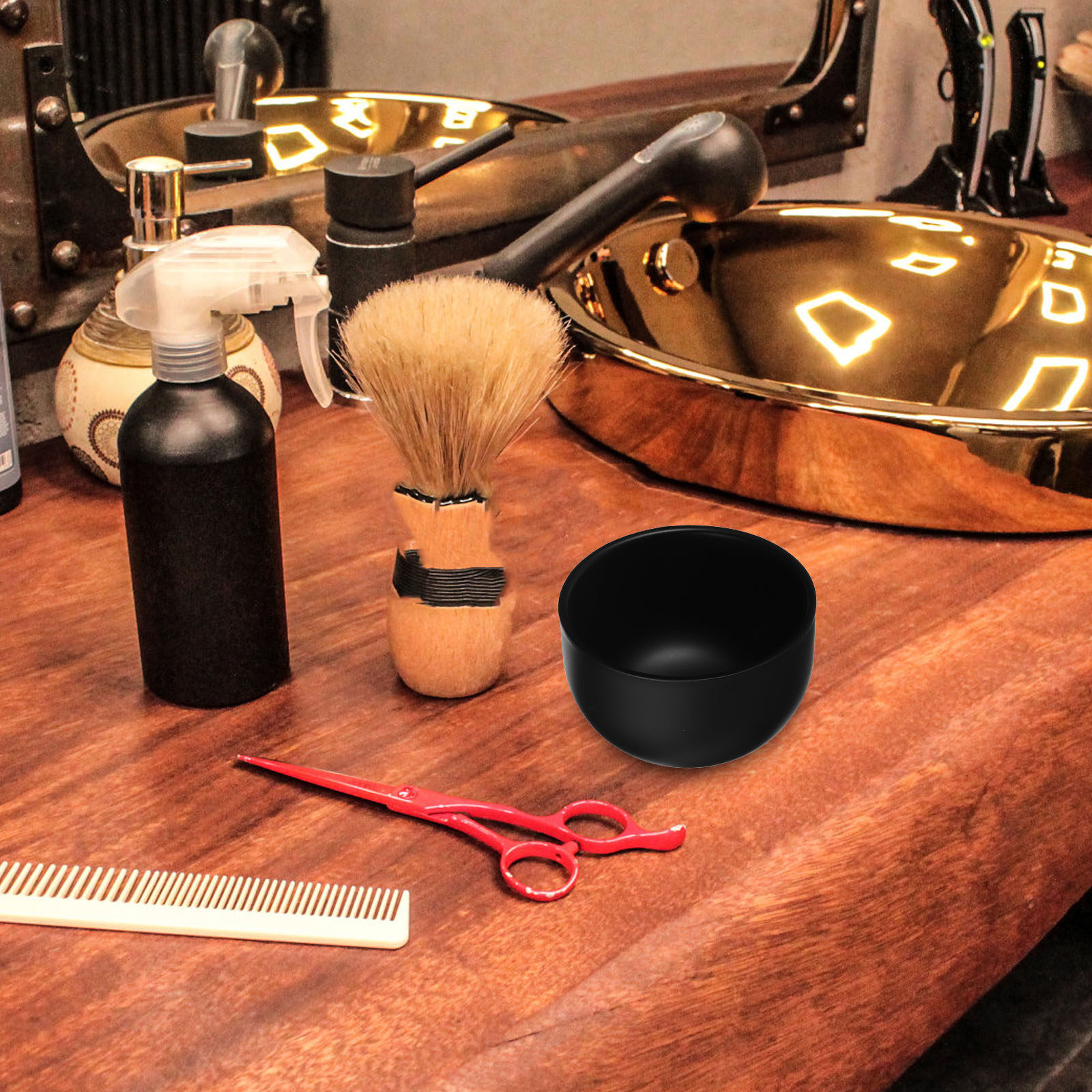 Zwarte heren scheerkom van roe - Shaving Bowl Soap recensie en prijs